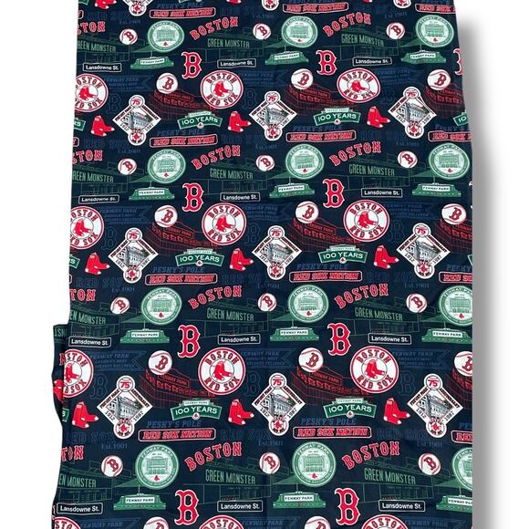 Boston Red Sox Fabric Traditions Baseball Green Monster Fenway Landsdowne 44" - Picture 7 of 10